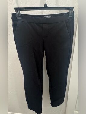 Liverpool Black Women's Cropped Dress Pants